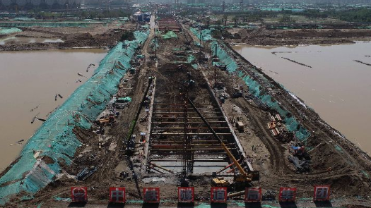 西安下穿灞河隧道工程创造“新纪录”工程明年6月底通车