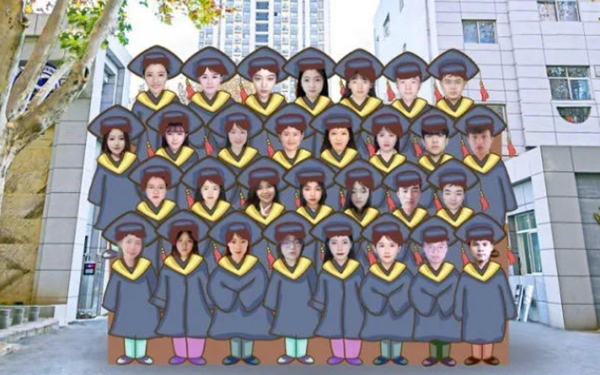 68个人一人一张一寸照 西安邮电大学推出“云毕业照” 