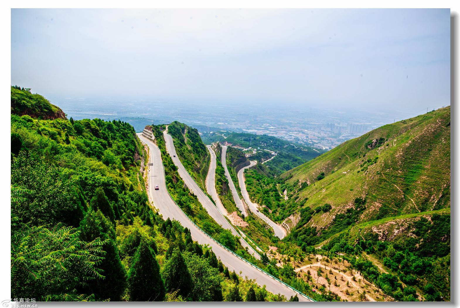 西安最美的盘山公路骊山大道