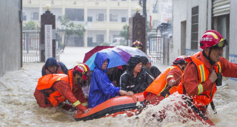 江西强降雨持续：25县降雨超过100毫米 逾两百万人受灾