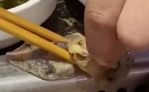 顾客乌鸡卷中吃出塑料片 海底捞致歉:系掉入的标签