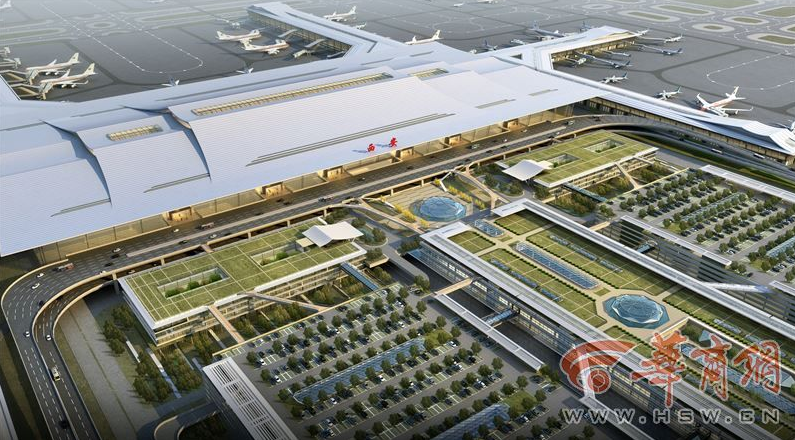 西安咸阳国际机场三期扩建工程开工70万平方米东航站楼要来了