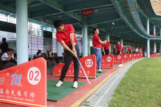 陕西高尔夫球队：通过实战训练保证运动员状态