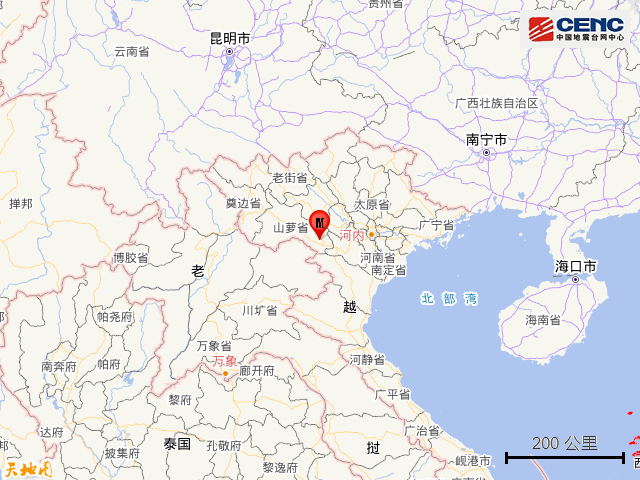 中国地震台网 图