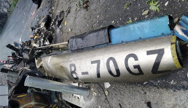 四川阿坝州一通用直升机坠毁致3人遇难