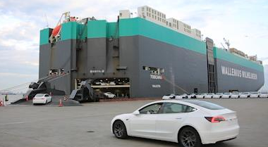装船出海！“中国制造”特斯拉轿车正式出口欧洲