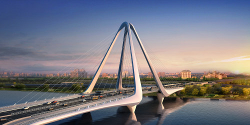 总投资10.6亿元！咸阳市高科一路跨渭河大桥项目开工