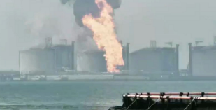 北海LNG接收站着火事故致5人死亡 系罐前平台施工时引发