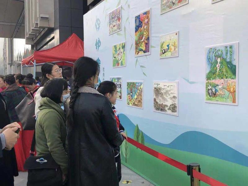 西安小学生画出美丽秦岭 170件秦岭生态保护宣传作品获奖