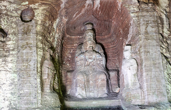 安岳石窟发现明代龙王像 与《西游记》中东海龙王惊人相似