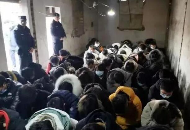传销窝点藏身西咸新区一养猪场内 现场查获传销人员60多人
