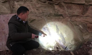 四川自贡市民发现疑似恐龙化石 专家初判距今约1.6亿年