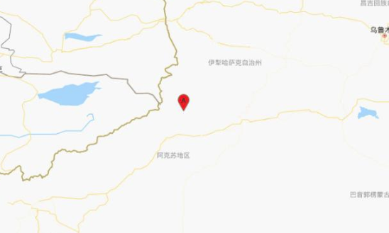 新疆阿克苏地区拜城县附近发生4.3级左右地震