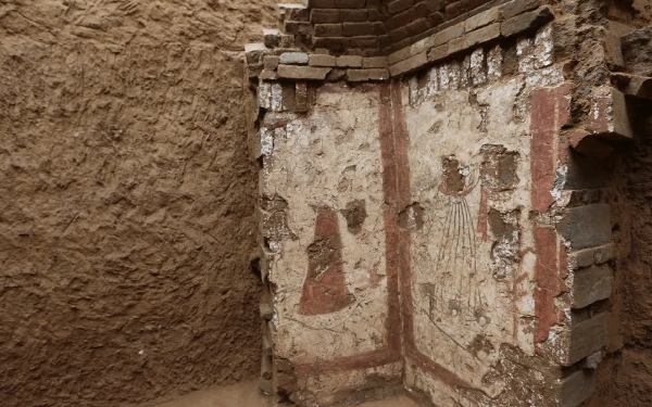 陕西发现大量罕见唐代壁画 墓主为唐代“弼马温”
