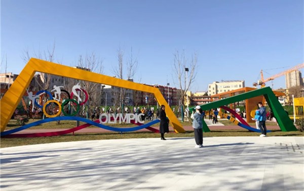 西安鄠邑城市运动公园部分功能免费开放 篮球场、儿童乐园全都有
