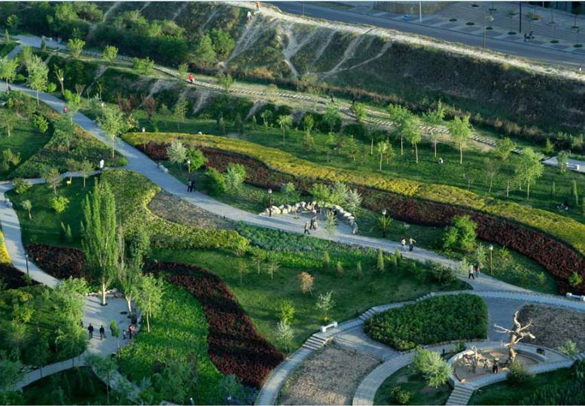 唐遗址公园施工项目进度过半 西安4月底将新添一条千米绿廊