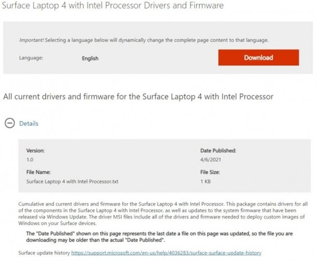 双处理器可选 微软意外确认Surface Laptop 4 
