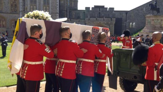 菲利普亲王葬礼在温莎城堡举行 英国全境默哀1分钟