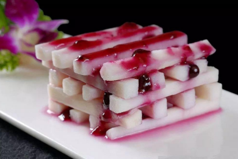 选对山药才能做出美味有型的蓝莓山药