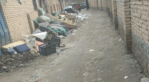 通往长安双竹村公租房的便民巷道，太破了！