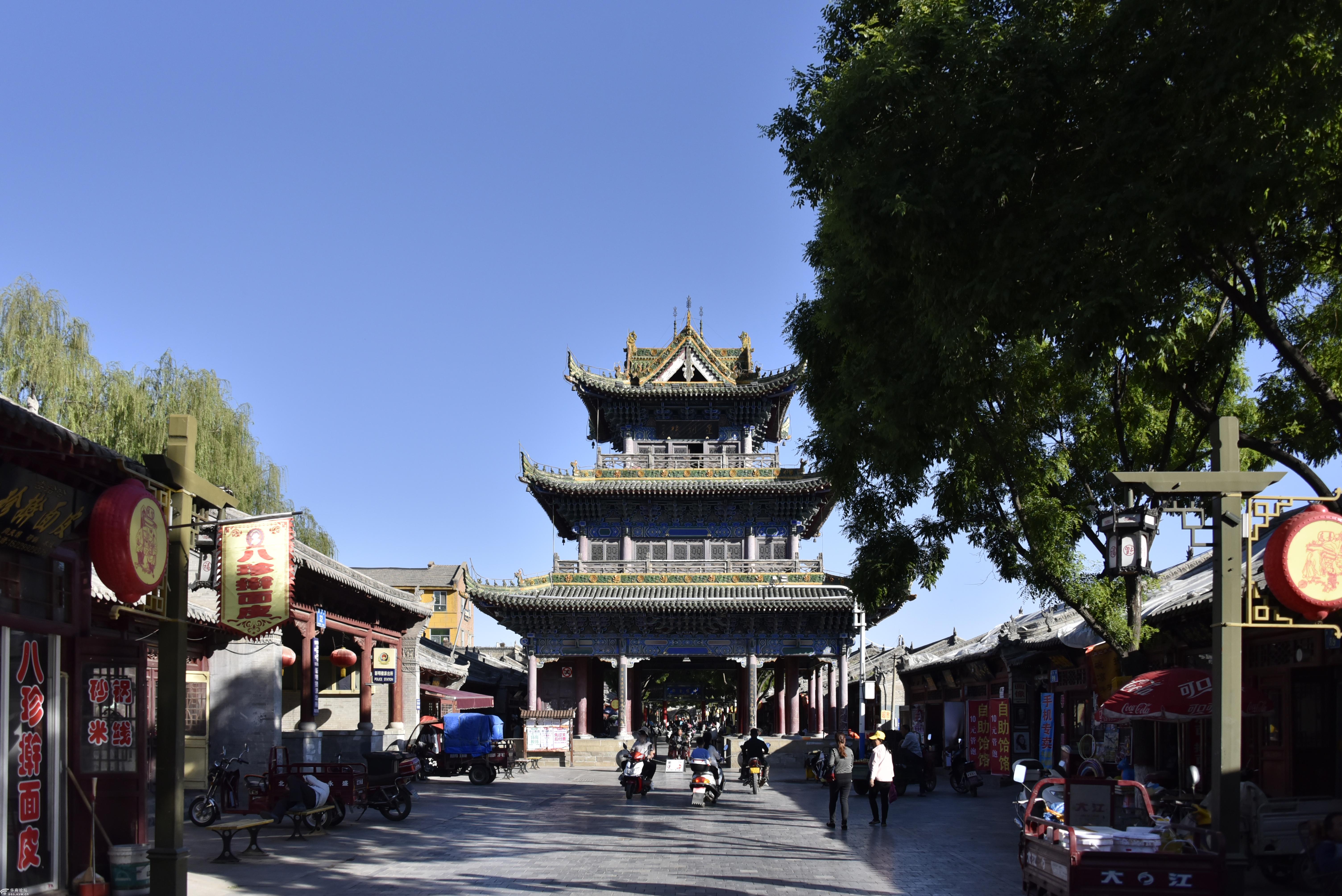 跟着我的镜头去旅行古城榆林街拍