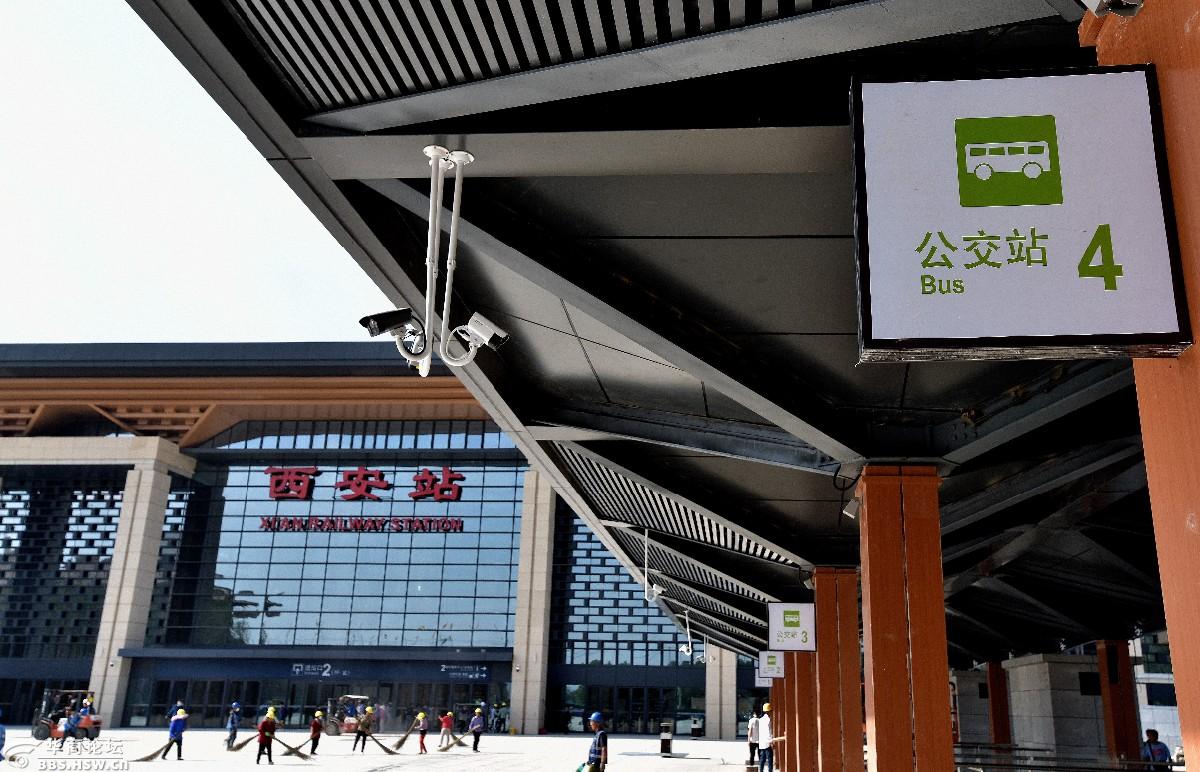 西安火车站北广场建好