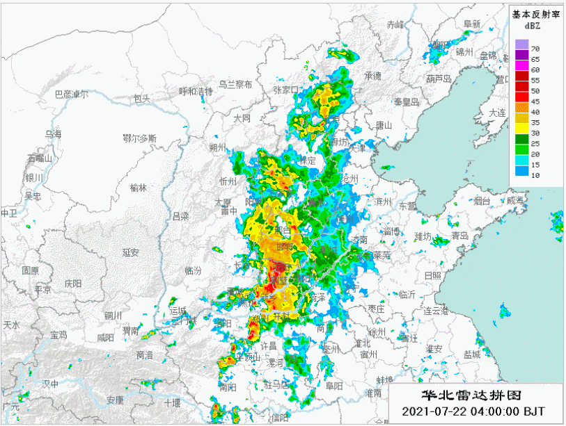 7月22日，在2小时内，河南安阳连续出现100毫米以上强降雨。
