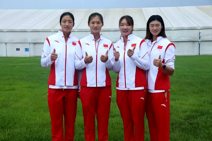 获奥运女子四人双桨冠军 四位姑娘连每天衣着都出奇一致
