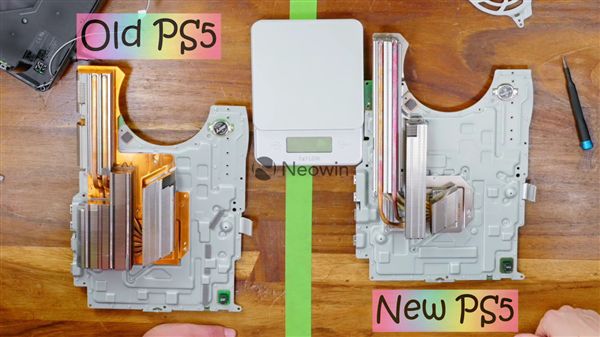 PS5主机新改款上市 拆解测试：重量减轻但发热猛了 