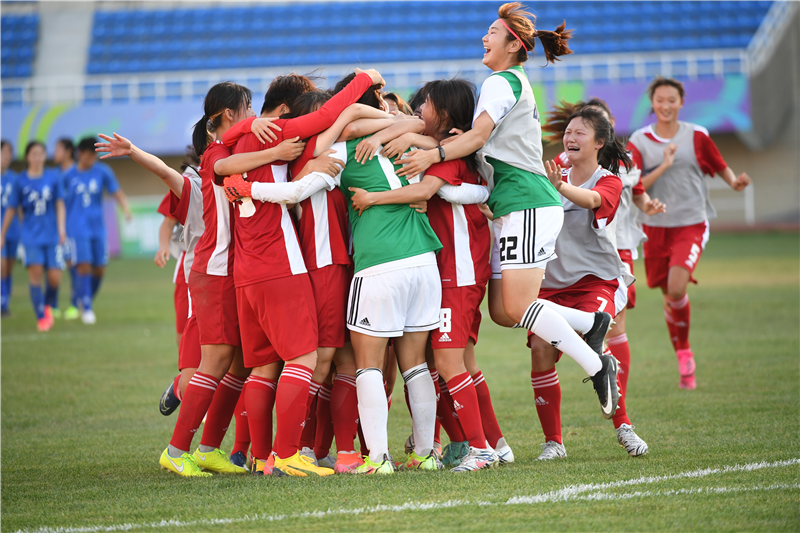 十四运会足球女子u18决赛开赛 陕西姑娘夺得一枚铜牌