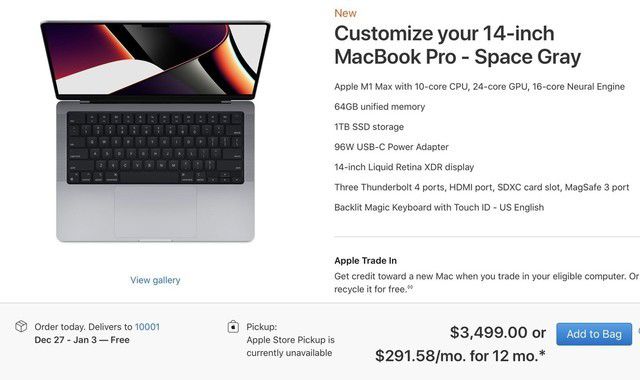 再丑也是真香 新MacBook Pro部分配置延期到明年发货