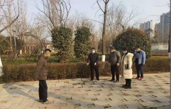 西安经开区开展市政绿化精细化检查工作