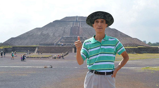 我的墨西哥游：著名的玛雅文明太阳金字塔
