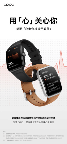 OPPO Watch 3 Pro ECG心电检测功能上线，随时随地守护心脏健康