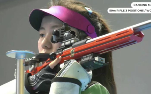 苗婉茹射击世锦赛夺金！中国队再获一张奥运门票