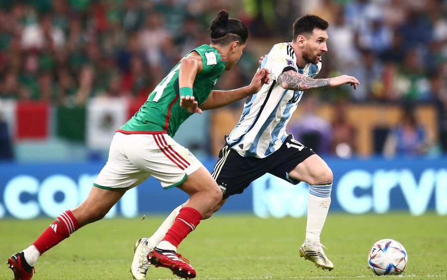 阿根廷2比0战胜墨西哥 梅西打入个人世界杯第8个进球