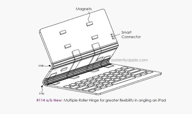 苹果妙控键盘新专利曝光：为iPad提供更稳定的支撑