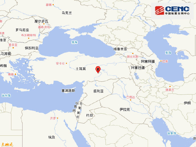 土耳其发生5.2级地震 震源深度20千米