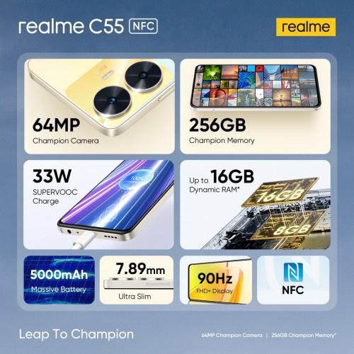 官方“灵动岛”功能绝了！realme C55手机发布