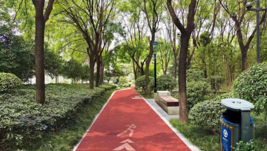 跑友福利！5月上新！西安高新区开云体育 开云官网唐城墙遗址公园跑道一起期待！(图3)