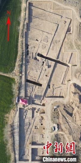 瓦窑头建筑遗址。 陕西省考古研究院供图