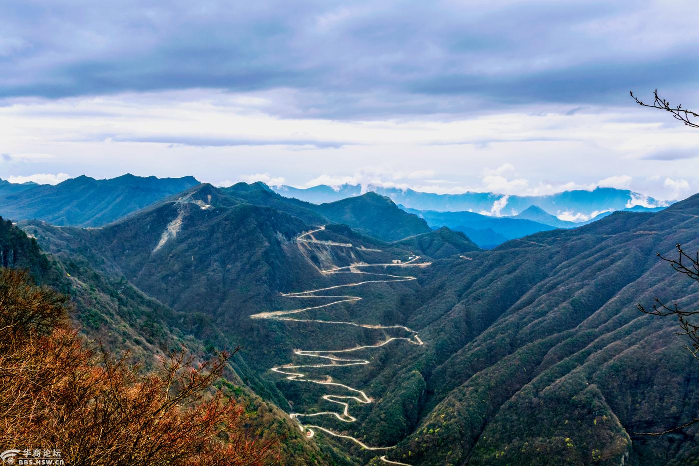 汉中南郑龙头山国家森林公园风光