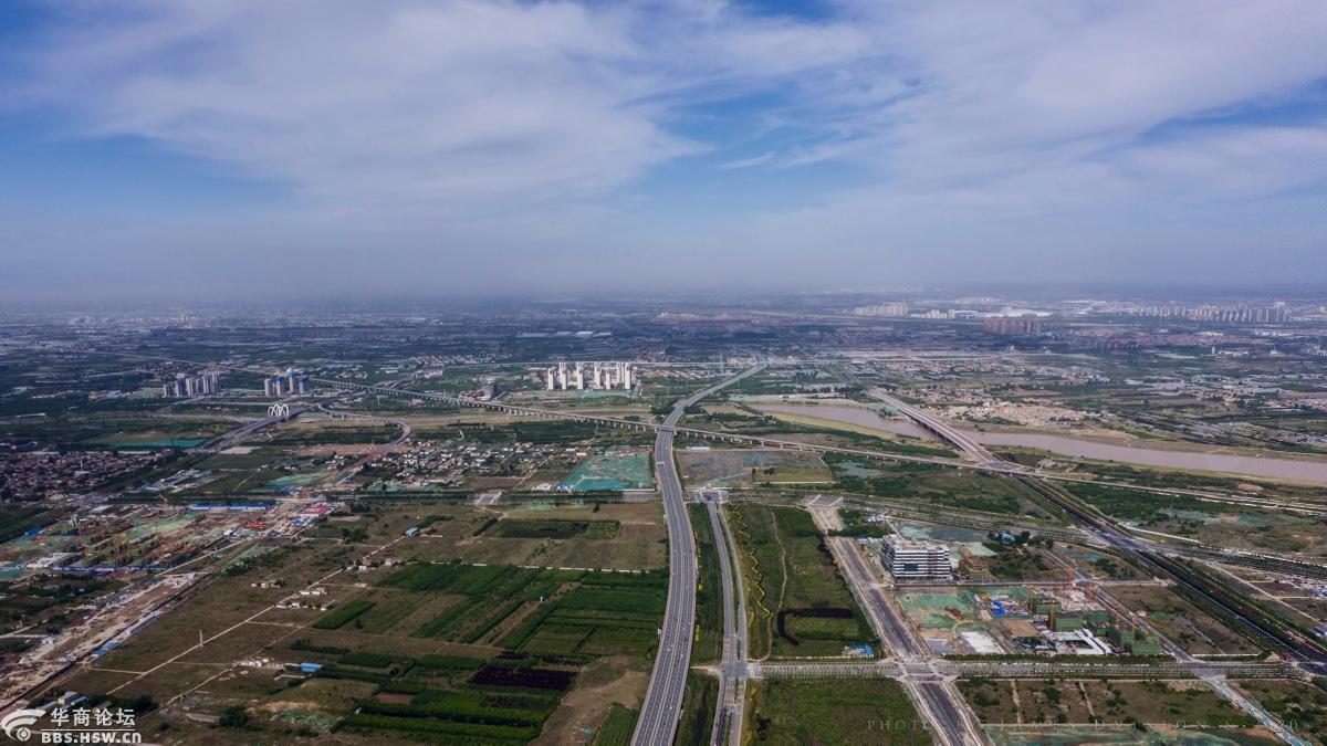 #见证西安#又见西安蓝,悠然见南山——航拍沣东-全民乱拍-华商论坛