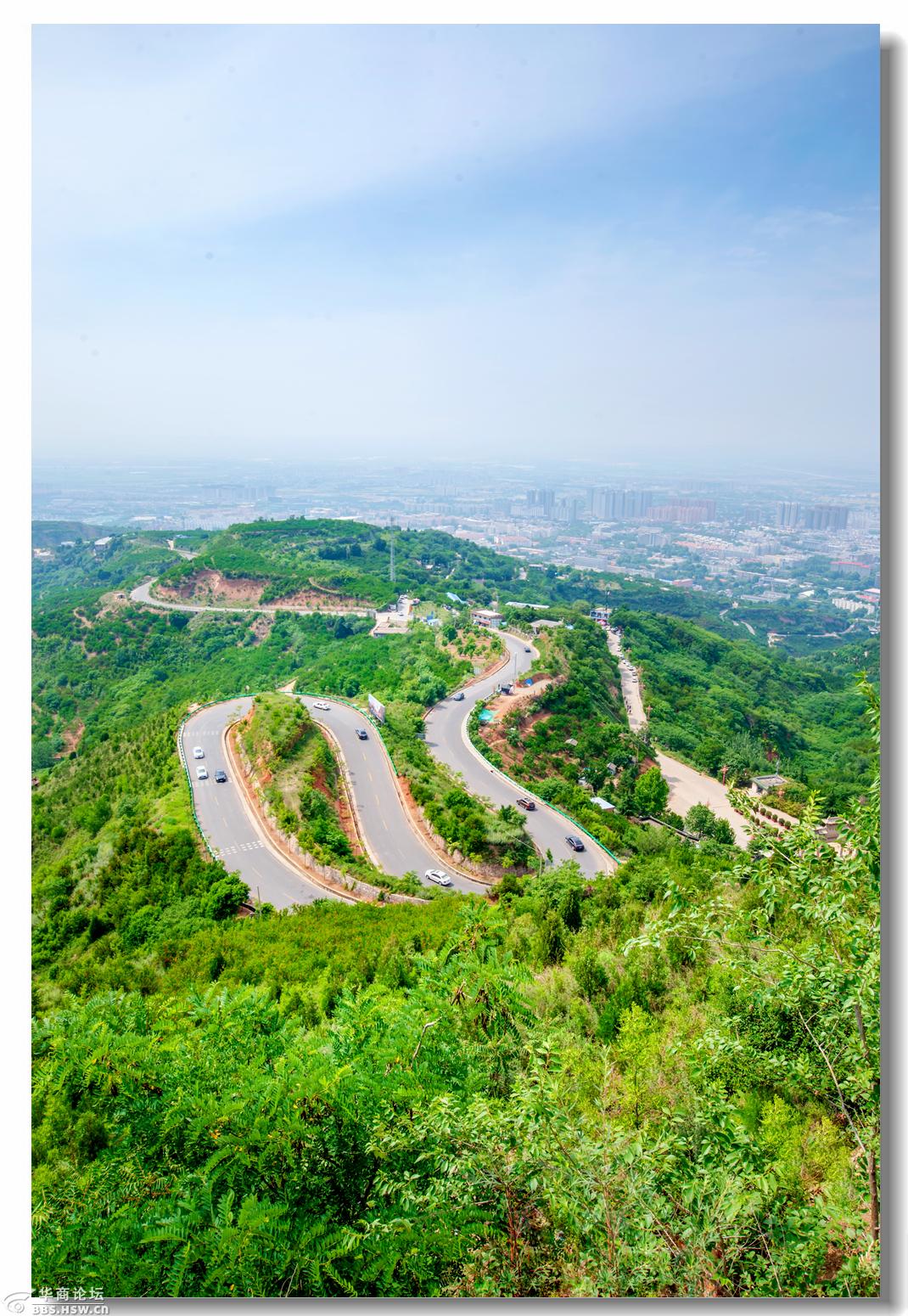 西安最美的盘山公路骊山大道