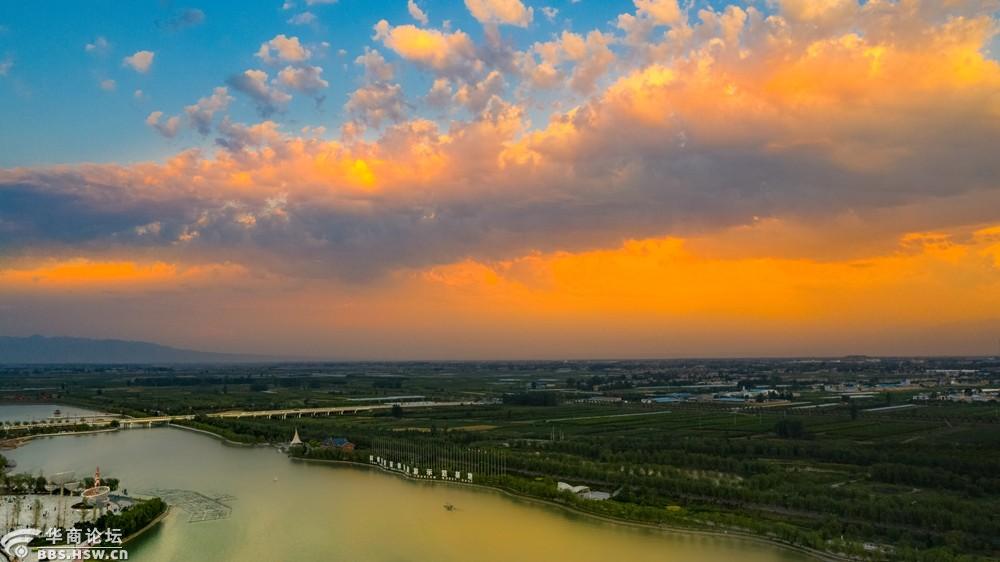 大荔黄河湿地公园图片