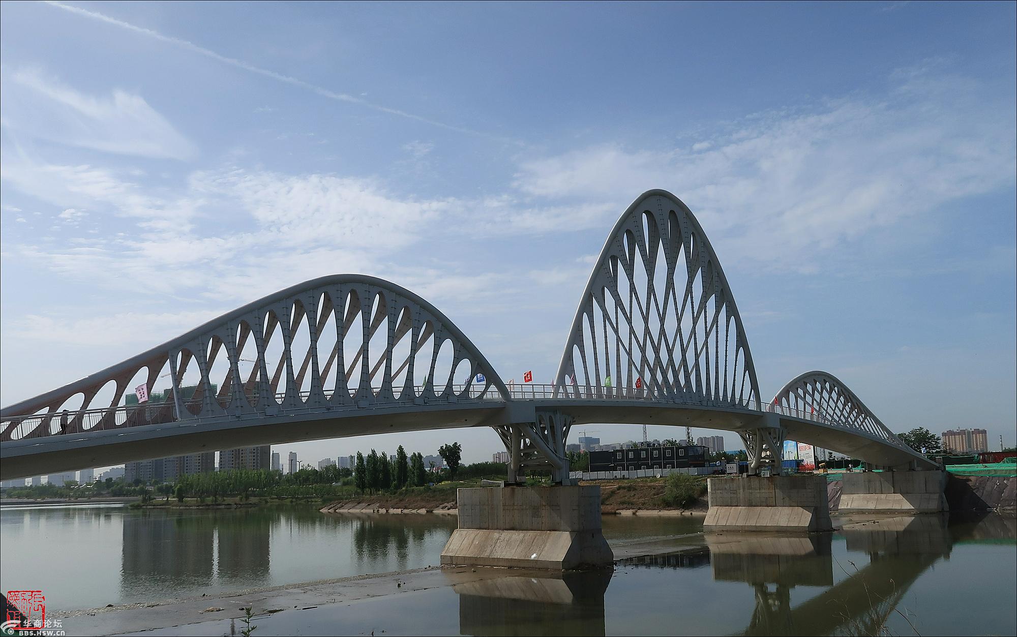 沣河"鱼骨桥"-咸阳论坛-华商论坛