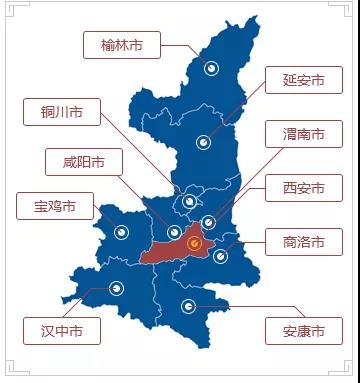 陕西人口分布图图片