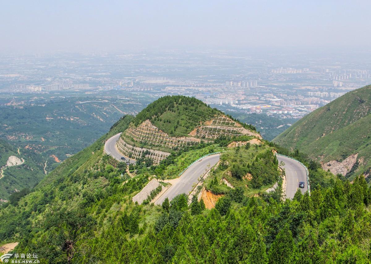 骑行网红公路骊山七十二拐