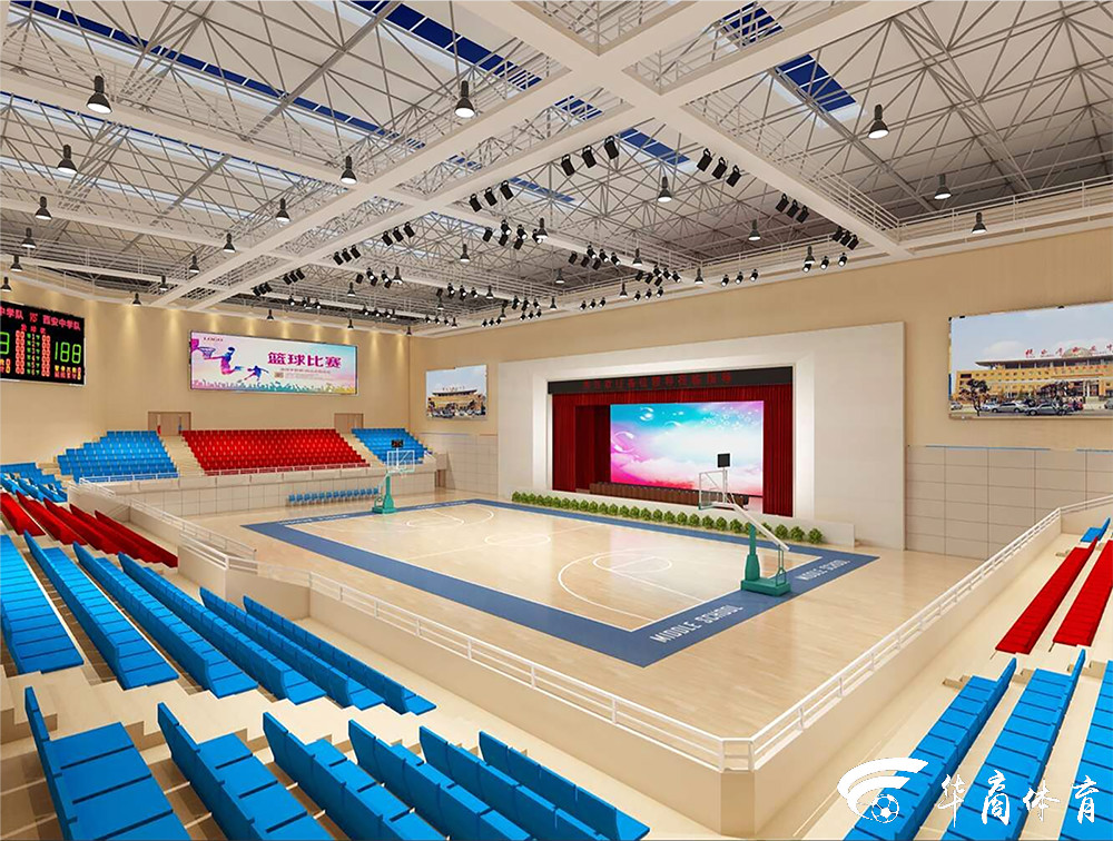 十四运场馆巡礼之西安中学体育馆 :支持教育发展 推进阳光体育