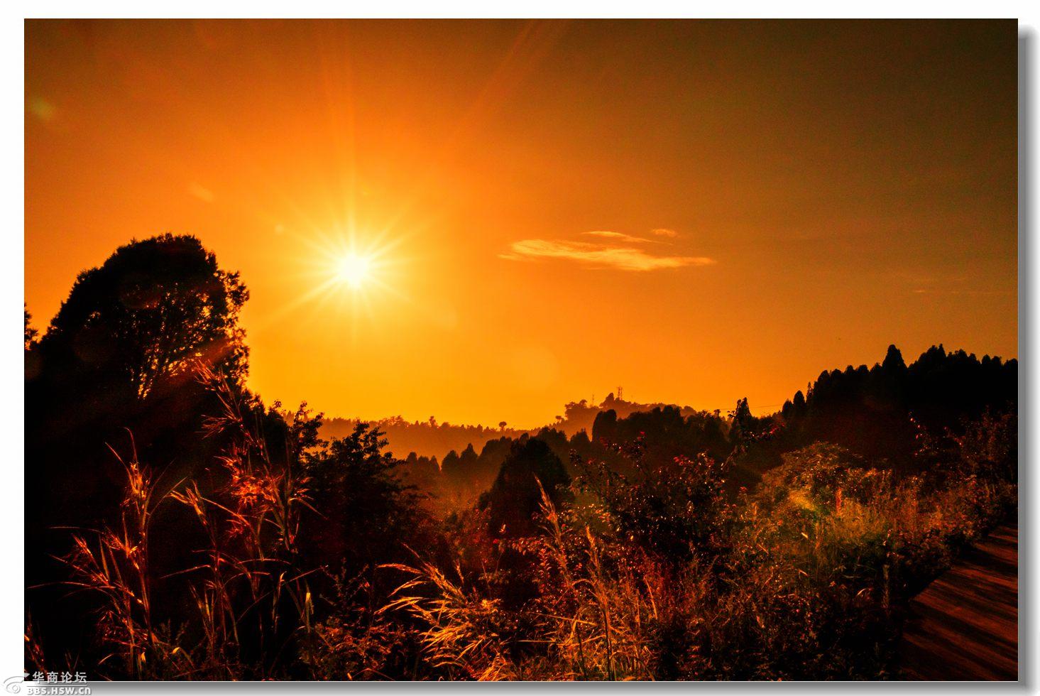 临潼人祖庙风光骊山晚照与骊山云海